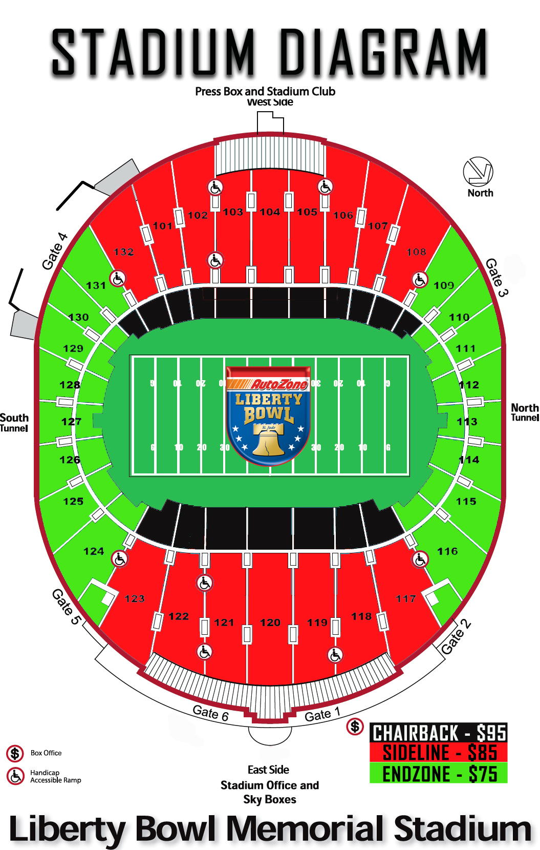 2019 Stadium Map No Logos
