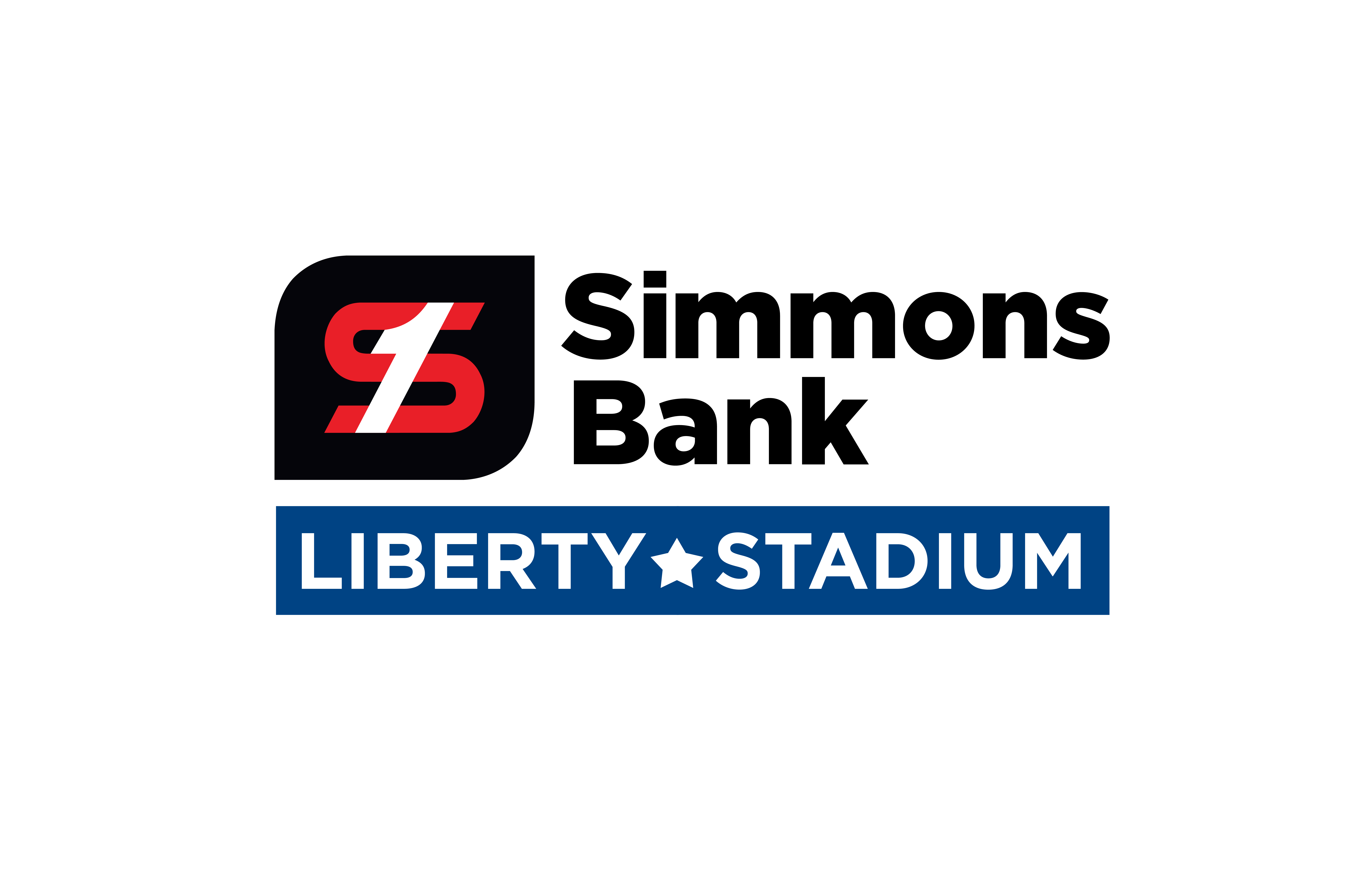 Simmons Bank Liberty Stadium Logo BLUE 4C
