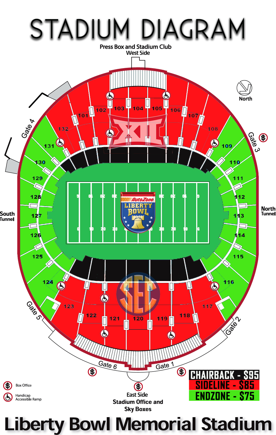 2018 Stadium Map