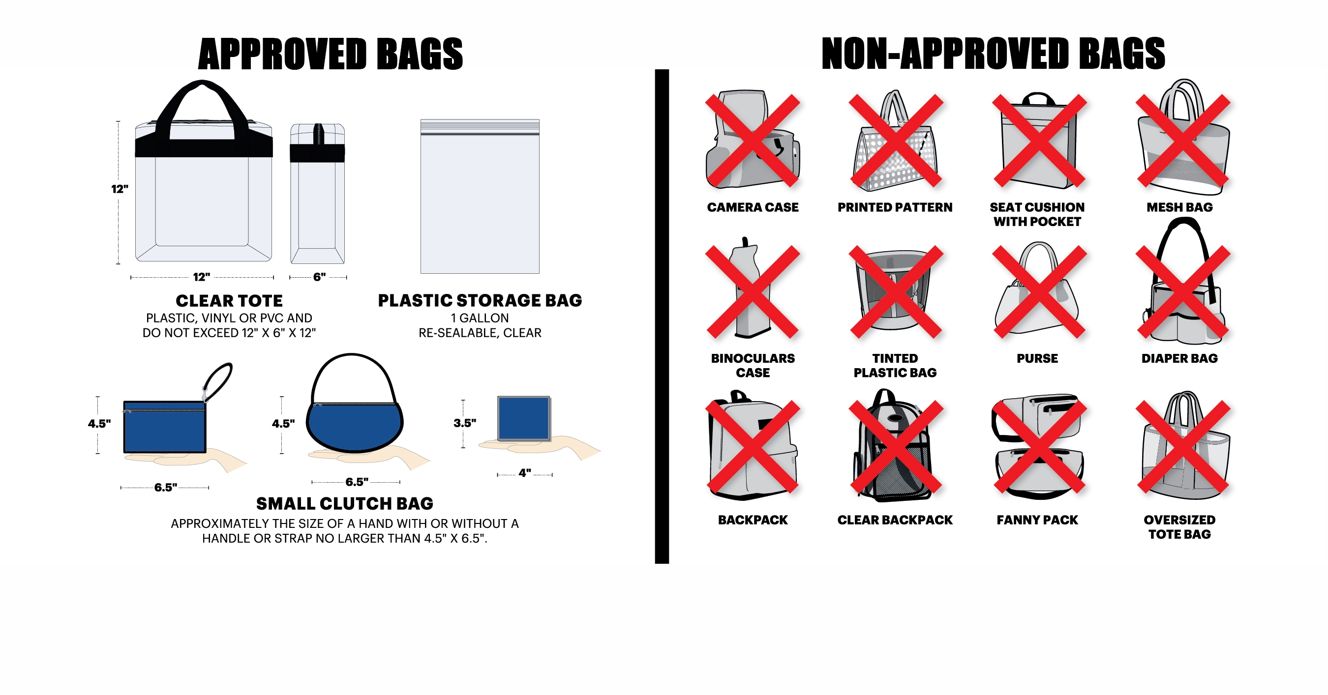 Clear Bag Policy - Liberty University